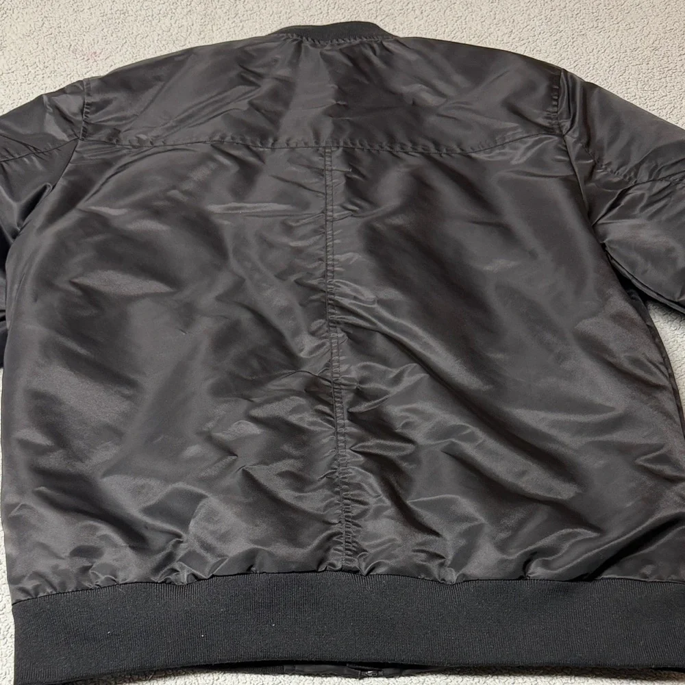 Black Bomber Jacket - Picture 7 of 9